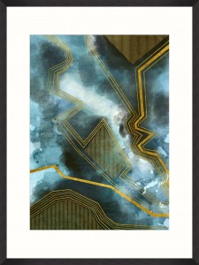 Tablou Framed Art Gold Thunders I