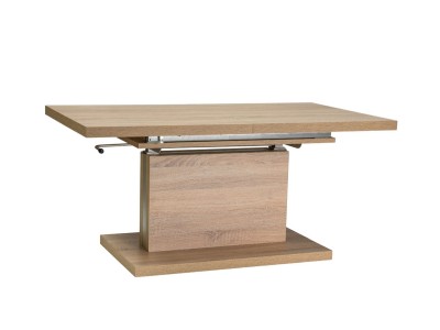 Masa extensibila din pal Alwin Sonoma Oak, L120-200xl70xh55-74 cm