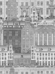 Set 3 role Tapet Imprimat Digital Amsterdam Neutral