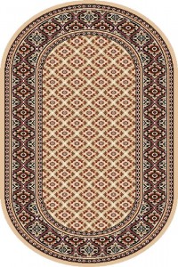 Covor Apium Beige Oval, Wilton