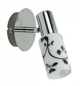 Aplica Blossom 6175 Crom / Alb / Negru