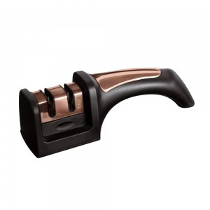 Ascutitor cutite din otel inoxidabil si plastic, 20 cm, Black Rose