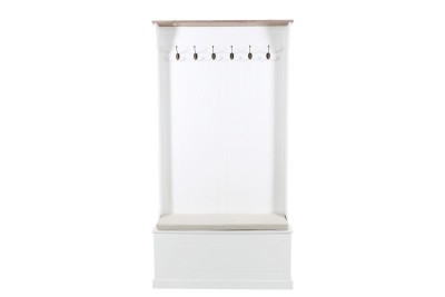 Cuier din lemn si furnir cu spatiu de depozitare Aster