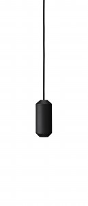 Lustra Backbeat, Ø6,5 cm, H14,5 cm, Black