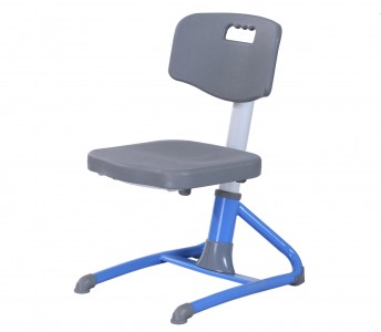 Scaun Bakalawr Ergodesk, Blue, L40xl39xh39/49 cm