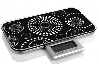 Cantar de bucatarie digital, Slim, Black