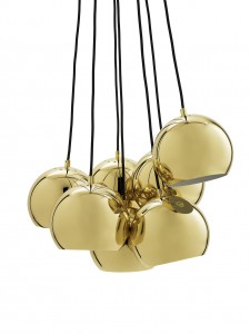 Lustra Ball Multi Brass Glossy