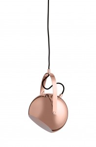 Lustra Ball W Handle Copper Glossy