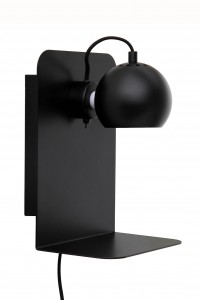 Aplica Ball Wall cu USB Black