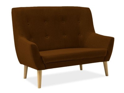 Canapea tapitata cu stofa Bellatrix 2 Light Brown