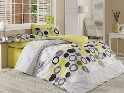 Lenjerie de pat Ranforce Benetton V1 Yellow