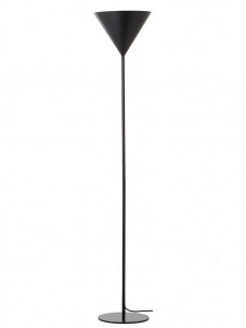Lampadar Benjamin Uplight Black Matt