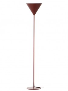 Lampadar Benjamin Uplight Dusty Red Matt