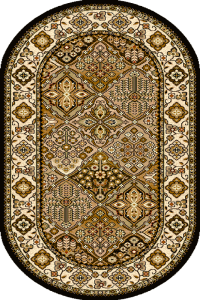 Covor Bergenia Olive Oval, Wilton