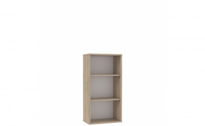 Biblioteca din pal Large Novelle Oak / White, l60xA34,3xH129,5 cm