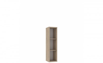 Biblioteca din pal Small Novelle Oak / White, l30xA34,3xH129,5 cm