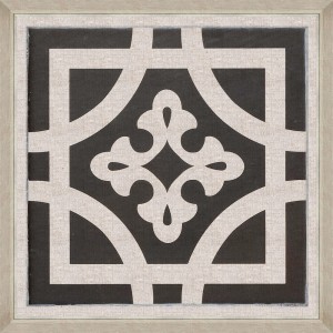 Tablou Framed Art Black Tile III