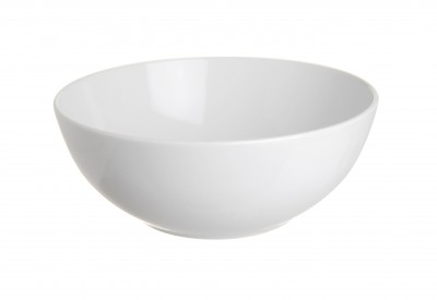 Bol pentru salata, din ceramica, Ø26xH11 cm, Salad Big Alb