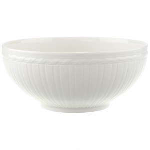 Bol salata, din portelan Cellini Alb, 25 cm, Villeroy & Boch