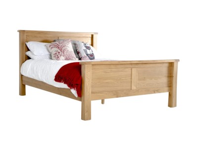 Pat din lemn de stejar si furnir Breeze