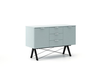 Comoda Midi Ice Blue, l130xA50xH80 cm