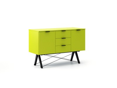 Comoda Midi Green Neon, l130xA50xH80 cm