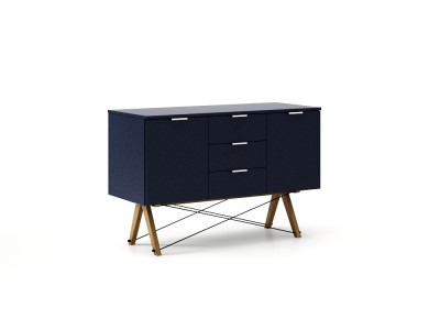 Comoda Midi Dark Navy, l130xA50xH80 cm