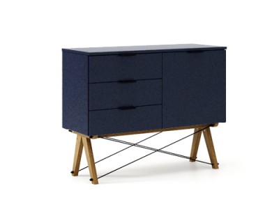 Comoda Mini Dark Navy, l100xA40xH80 cm