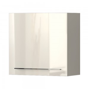 Cabinet suspendat din pal si MDF, cu 1 usa, Piano VK60-1K/PN Bej, l60xA29xH57 cm