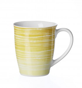 Set cani Sunrise Yellow, Flirt, 450 ml, 6 piese