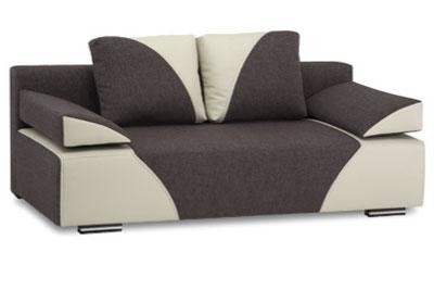 Canapea extensibila tapitata cu stofa, 3 locuri Ponte Dark Grey, l205xA96xH70 cm