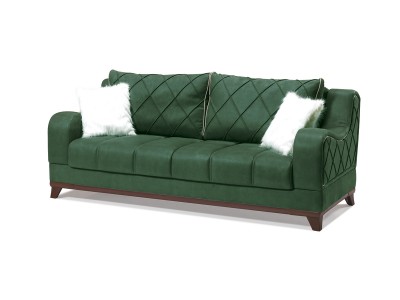 Canapea Extensibila 3 locuri Woody Verde K3