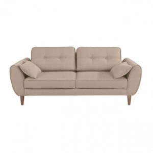 Canapea Cody Milton 04 Extensibila cu Arcuri Ondulate si Spuma Poliuretanica, 3 Locuri, Suprafata de Dormit 195x135 cm, tapitata cu Stofa Water Repellent, cu Lada de Depozitare, Perne Incluse, l237xA94xH74 cm