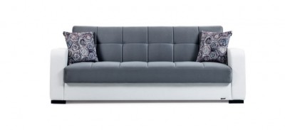 Canapea extensibila cu lada de depozitare, 3 locuri Destina, l222xA72xH83 cm