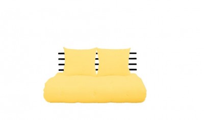 Canapea Extensibila 2 locuri, Shin Sano Black, l140xA100xH70 cm