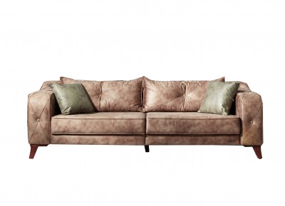 Canapea fixa tapitata, 3 locuri Lima Maro K1, l226xA96xH72 cm