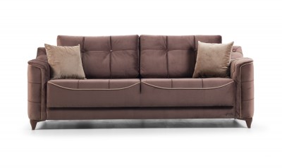 Canapea extensibila tapitata, 3 locuri Teddy Maro K3, l218xA92xH78 cm