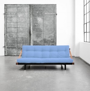 Canapea extensibila Jump Black Pastel Blue Breeze