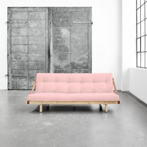 Canapea extensibila Jump Nature Pastel Pink