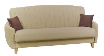 Canapea extensibila tapitata cu stofa, 3 locuri Caya, l220xA100xH82 cm