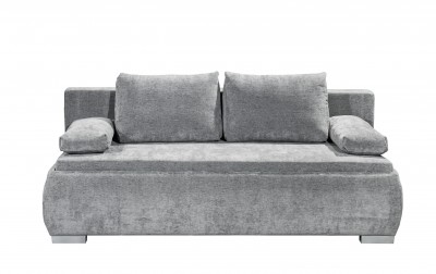 Canapea Fabio Odin 11 Extensibila cu Arcuri Elicoidale / Sinusoidale si Spuma Poliuretanica, 3 Locuri, Suprafata de Dormit 208x154 cm, tapitata cu Stofa, cu Lada de Depozitare, Perne Incluse, l208xA105xH95 cm