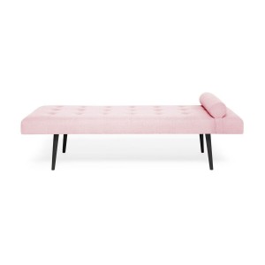 Canapea fixa Ella Daybed Powder Pink/Black