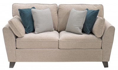 Canapea fixa tapitata cu stofa, 2 locuri Cantrell Beige, l168xA92xH90 cm