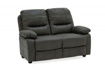 Canapea fixa tapitata cu stofa, 2 locuri Morley Grey, l145xA91xH97 cm