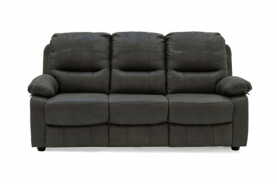 Canapea fixa tapitata cu stofa, 3 locuri Morley Grey, l192xA91xH97 cm