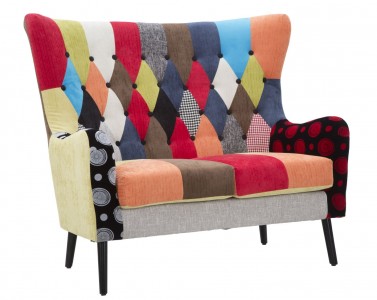 Canapea fixa tapitata cu stofa Imperial