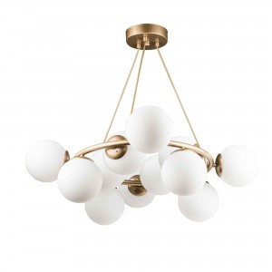 Candelabru Owl Alb / Auriu