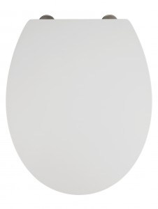 Capac toaleta din duroplast, cu spatiu pentru capsule parfumate, Mora Aroma Alb, l37xA44,5 cm