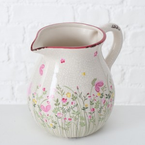 Carafa decorativa din ceramica Rosalie Multicolor, 2,5L