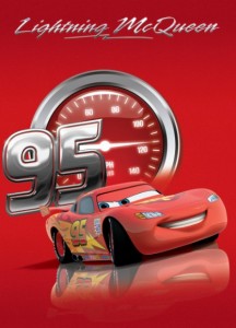 Covor Disney Kids Cars Red 016, Imprimat Digital